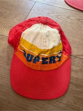 Vintage Snoopy Hat Colorful “Super” Red Orange Yellow *Read*